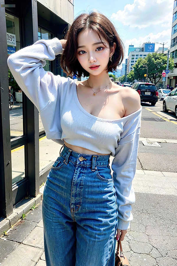 细腰丰乳的AI美女都市一族青春气息诱惑