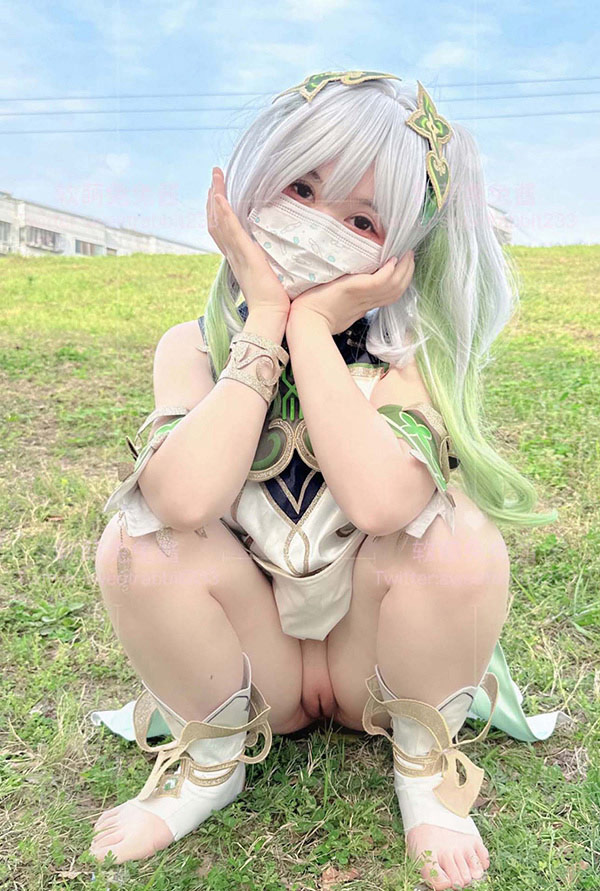 福利姬软萌兔兔酱 河边小树林草神纳西妲2